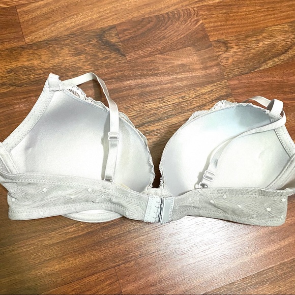 JESSICA SIMPSON *NEW* push up lace bra gray - Picture 3 of 10